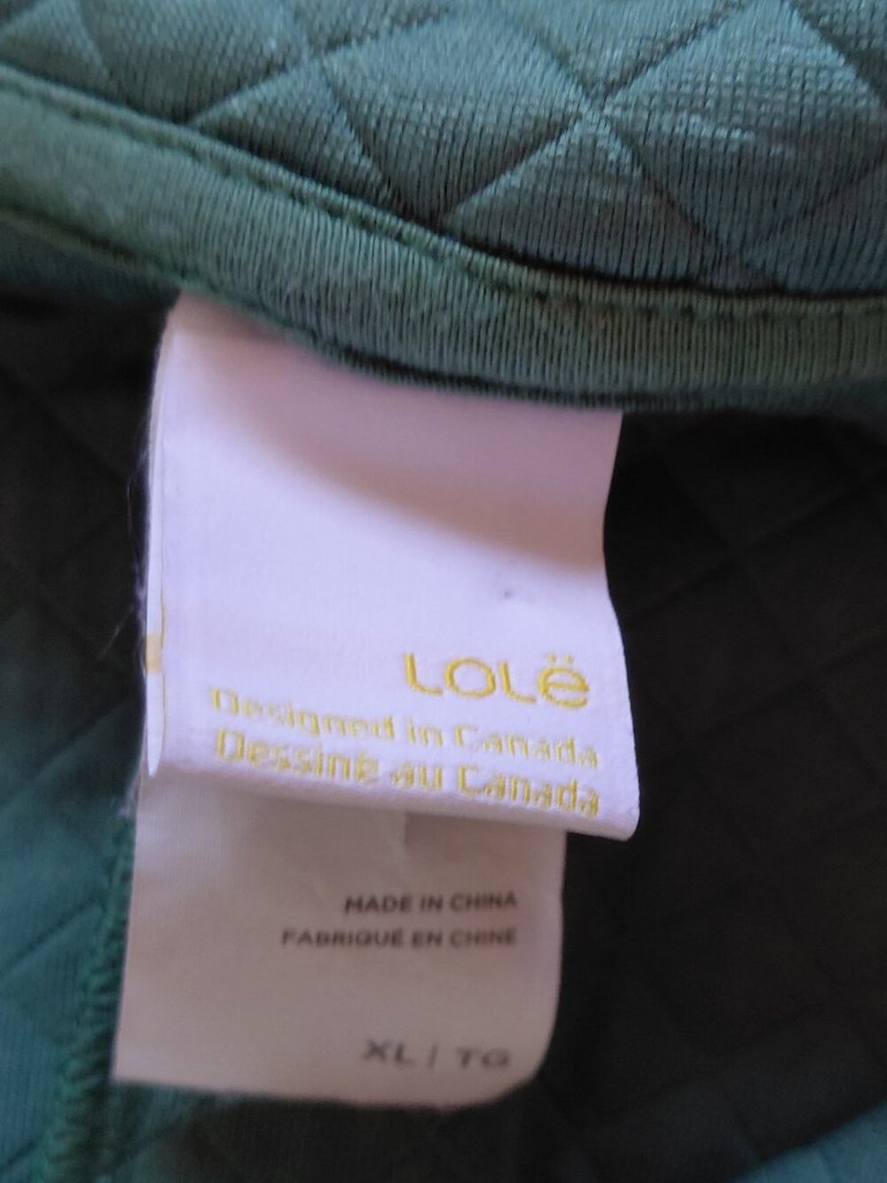 Lolë Quilted Air Layer Half Zip Top - Women's XL EUC UPF 50+ - Picture 3 of 6